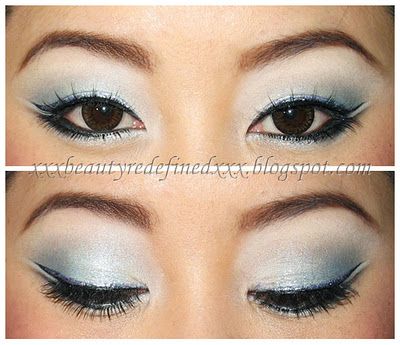 Icy Blue 90s Makeup, Frosted Blue Eyeshadow, Frosted Makeup Look, Frosted Lips, Frosted Eyeshadow, Frosty Makeup, Frost Makeup, Eyeliner Ideas, Blue Eyeshadow Looks