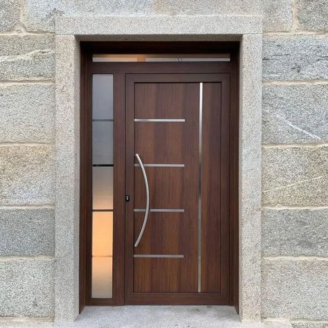 Door Designs ✨️ #door #doors #doordesigns #doordesigns #woodendoor #homedesignsdworld #fypシ゚viralシ2024fyp #explorepage #reelkrofeelkro #foodreview #eatingchallenge #dietfood #sonambajwa #ishankishan Front Door Options, Latest Door Designs, Pintu Interior, House Main Door, House Front Door Design, Modern Entrance Door, Apartments Exterior, Unique Bedroom Design, Modern Exterior Doors