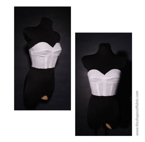 How to Draft Fitted Bodice Patterns for Strapless Garments Sweetheart Bodice Pattern, Bodice Pattern Free, Sweetheart Neckline Pattern, Sweetheart Dress Pattern, Strapless Dress Pattern, Pattern Drafting Bodice, Basic Bodice Pattern, Bustier Pattern, Sweetheart Strapless Dress