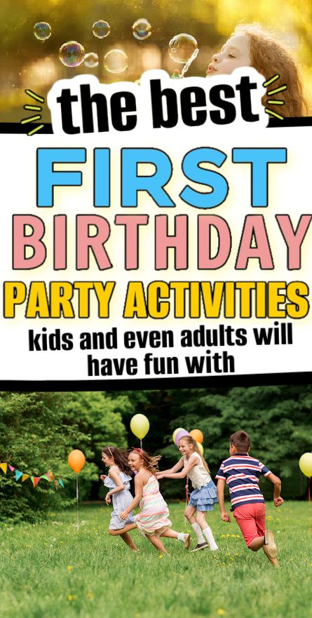 text overlay reads the best first birthday activities for adults and kids with images of 1st bday party games being played First Bday Party Games, Entertainment For 1st Birthday Party, 1st Birthday Party Activities Outdoor, Activities For 1st Birthday Party, Activities For First Birthday Party, Birthday Party Activities For Toddlers, Bday Game Ideas, Toddler Birthday Party Activities, 1st Birthday Party Activities