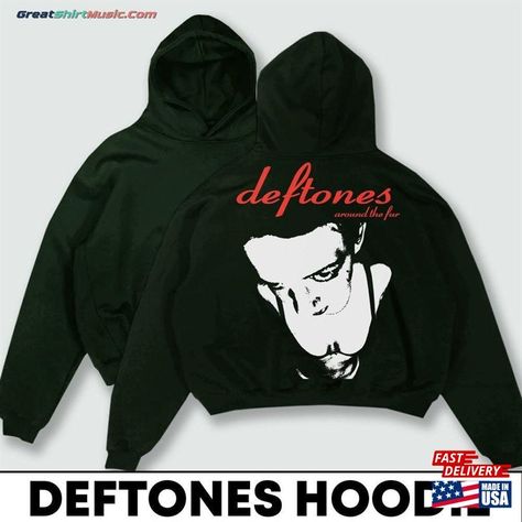 Deftones Hoodie Shirt T-Shirt Classic Check more at https://greatshirtmusic.com/product/deftones-hoodie-shirt-t-shirt-classic/ Around The Fur Deftones, Deftones Hoodie, Deftones Tee, Deftones Shirt, Fur Shirt, Around The Fur, Rock Band Shirts, Vintage Hoodie, Band Shirt