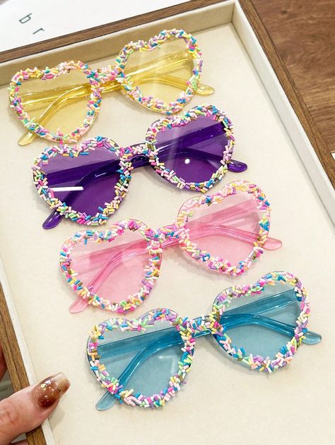 1pc Heart Shaped Candy-Colored Summer Beach Fashion Glasses For Men And Women, Party & Music Festival, Couple's Vacation HalloweenI discovered amazing products on SHEIN.com, come check them out! Summer Beach Fashion, Heart Shaped Candy, Mens Glasses Fashion, Couples Vacation, Party Music, Glasses For Men, Summer Fashion Beach, Fashion Glasses, Beach Fashion