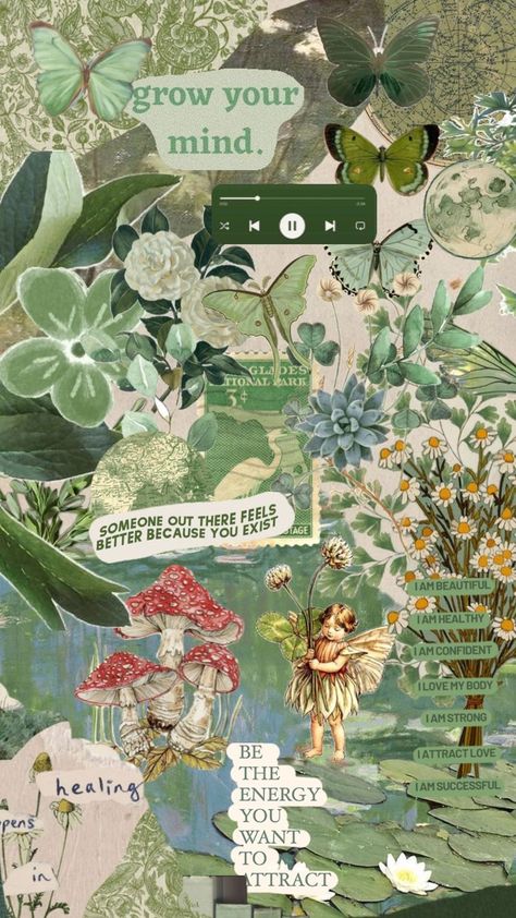 Cottagecore Wallpaper, Sage Green Wallpaper, Fairy Wallpaper, Witchy Wallpaper, Iphone Wallpaper Themes, Hippie Wallpaper, Edgy Wallpaper, Phone Wallpaper Patterns, Pinturas Disney