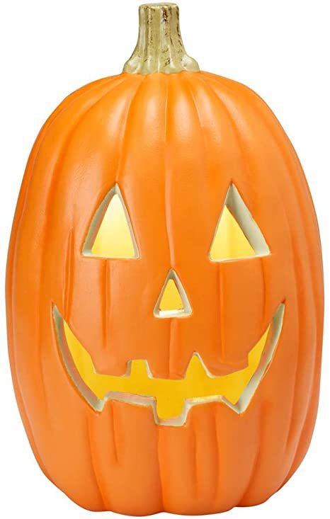 Home Accents Tall Realistic Lighted Jack O Lantern Pumpkin Halloween Decoration Prop 16" Jack Lantern, Jack O Lantern Pumpkin, Jack O Lanterns, Holiday Decor Halloween, Carving Pumpkins, Pumpkin Topiary, Halloween Facts, Plastic Pumpkins, Jack O'lantern