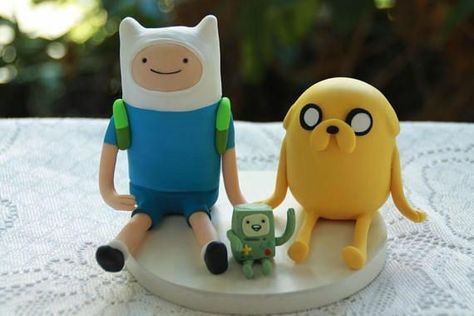 Adventure Time Cakes, Easy Clay Sculptures, Air Dry Clay Projects, Creative Gifts For Boyfriend, Clay Diy Projects, Clay Crafts Air Dry, How To Make Clay, Jake The Dogs, Modeling Clay