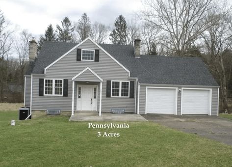 Check out this Pennsylvania handyman special on three acres. The house has five bedrooms, two baths, attached garage, hardwood floors, tiled bath. The property is in a small town of about 600 residents and in close proximity to Linn Run State Park.

*

*

 	5 bed
 	2 bath
 	1,296 sqft
 	3 acre lot

 

Virtual Tour

*

*

About This c.1948 Pennsylvania Home on 3 Acres

 	- Awesome opportunity for a 5-bedroom home
#acreage #acres #affordablehome #brickhomeforsale #brickhouseforsale Tiled Bath, Cheap Houses, Attached Garage, Old Houses For Sale, Bungalows For Sale, Close Proximity, Starter Home, Historic Preservation, Bed 2