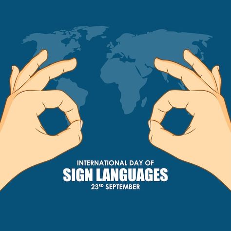 International Day Of Sign Languages, Sign Language Poster, Language Poster, Sign Language Art, Sign Languages, Language Art, Hand Sign, Character Wallpaper, International Day