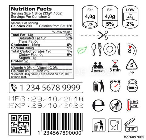 Ingredients Packaging Design, Ingredients List Design, Packaging Nutrition Facts Design, Nutritional Information Design, Ingredient List Design, Nutrition Facts Template, Nutrition Packaging, Food Label Design, Nutrition Facts Design