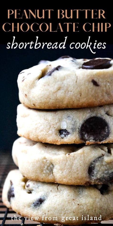 Chocolate Chip Shortbread, Chocolate Chip Shortbread Cookies, Chocolate Shortbread, Chocolate Shortbread Cookies, Recipe Cookies, Cake Mug, Peanut Butter Chocolate Chip Cookies, Shortbread Recipes, Chocolate Chip Cookie Recipe