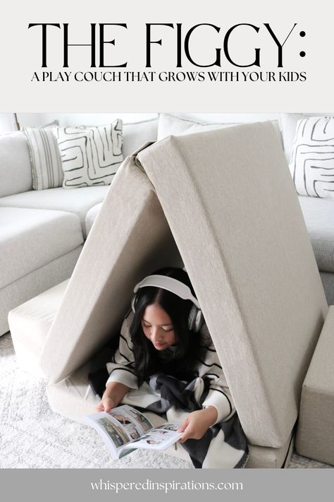 The Figgy: A Versatile Play Couch That Grows with Your Kids - Whispered Inspirations Figgy Play Couch, Figgy Play Couch Builds, Play Couch Builds, Play Corner, Play Couch, Organizational Hacks, Build A Fort, Toy Room, Hanging With Friends