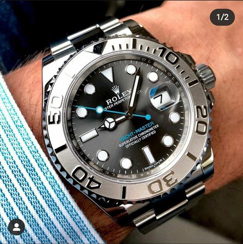 Rolex Yachtmaster Ii, Rolex Yachtmaster, Summer Watch, Mens Bangles, Rolex Watches Women, Rolex Tudor, Seiko Mod, Fancy Watches, Rolex Yacht Master