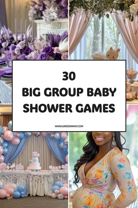 Hosting a coed baby shower for a large group? Explore these modern baby shower games and coed games for large groups that will make your event unforgettable. Fun, interactive games to engage all your guests. Baby Shower Games For Coed Showers, Baby Shower Games For Couples, Co Ed Baby Shower Games, Baby Shower Games Ideas, Unique Baby Shower Games, Games For Large Groups, Couples Baby Shower Games, Best Baby Shower Games, Co-ed Baby Shower Games