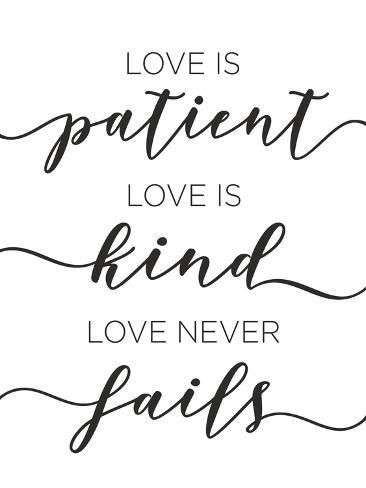 size: 12x9in Art Print: Love Is Patient by Anna Quach : Poster Prints Christian, Healing Mentally, Christian Study, Me Time Quotes, Christian Iphone Cases, Trust God Quotes, Anniversary Cards For Boyfriend, Bible Things, Scripture Decor