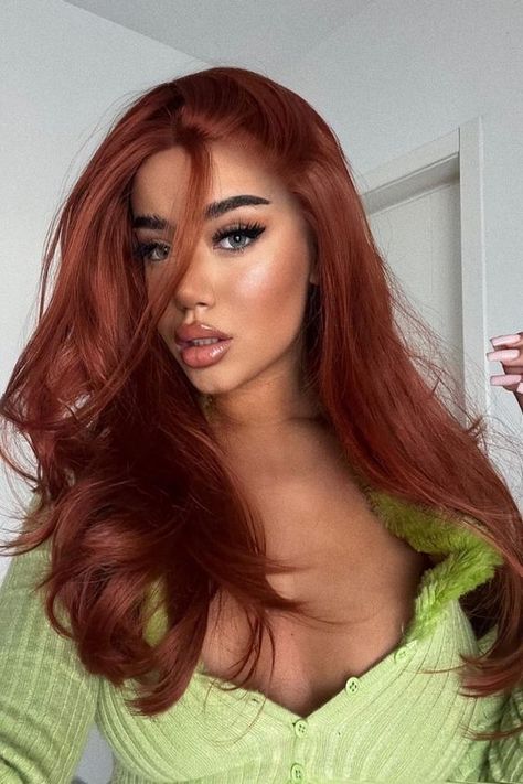 Red Hair Inspo, Ginger Hair Color, Hair Color Auburn, Winter Hair Color, Winter Hair, Auburn Hair, Red Hair Color, Hair Inspiration Color, Hair Inspo Color