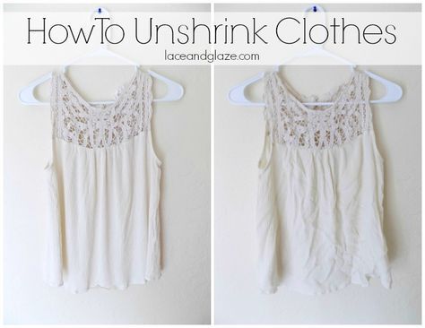 How To Unshrink Clothes, Cleaning Stuff, Cleaning Tricks, Life Improvement, Household Tips, How To Treat Acne, Household Hacks, Affiliate Links, Perfect Shirt