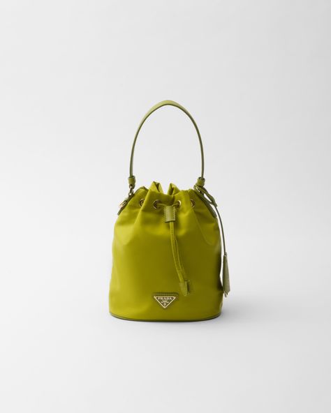 Fern Green Prada Re-edition 1978 Re-nylon Mini-bag | PRADA Prada Mini, Prada Re Edition, Luggage Bags Travel, Prada Nylon, Mens Travel Bag, Leather Keyring, Messenger Bag Backpack, Mini Pouches, Triangle Logo