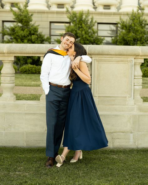 An Aggie couldn’t wish for anything more than a grad session with the queen @missrevx #collegestationphotographer #texasgradphotographer #seniorpictures #kylefield #sfa24 #sfa25 #tamu25 #tamu24 #texasamuniversity #aggiegrad #texasweddingphotographer #reveille Grad Pictures With Boyfriend, Grad Pics With Family, Couple Grad Pics, Graduation Couple Poses, Couples Graduation Pictures College, Couple Graduation Pictures College, Men Graduation Pictures, Graduation Pictures With Boyfriend, Grad Photos Couple