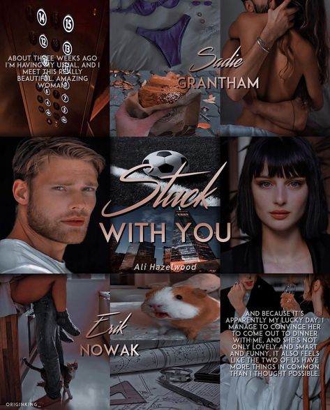 Sadie And Erik Stuck With You, Ali Hazelwood Stuck With You, Stuck With You Ali Hazelwood, Stuck With You, Ali Hazelwood, Lucky Day, Book Inspiration, Her. Book, Book Aesthetic