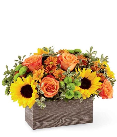 FromYouFlowers.com | Specials Orchard Bouquet, Harvest Garden, Sunflowers Roses, Garden Centerpiece, Thanksgiving Flowers, Flower Factory, Fall Flower Arrangements, Gerbera Daisies, Modern Window