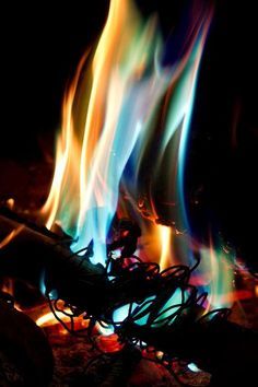 The Fire, In The Dark, Yellow, Blue