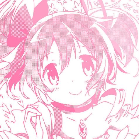 From puella magi madoka magica ♡ (coloured by me) Pink Manga, Madoka Kaname, Manga Pfp, Puella Magi, Cute Princess, Manga Icon, Anime Eye Drawing, Puella Magi Madoka Magica, Kawaii Design