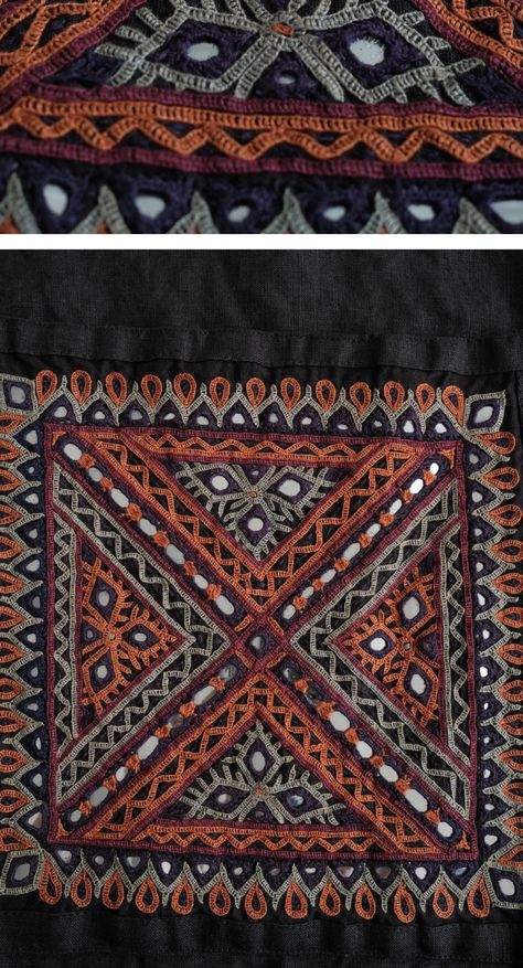 Katchi Work Design, Kutch Embroidery Motifs Traditional, Rajasthani Embroidery, Gujrati Embroidery, Gujarati Embroidery, Rabari Embroidery, Kutch Work Designs, Hand Embroidered Pillows, Fabric Print Design