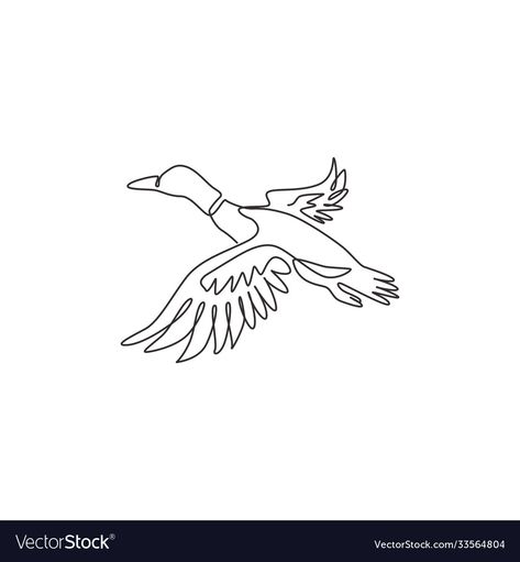 Abstract Duck Tattoo, Duck Outline Drawing, One Line Duck Tattoo, Duck Flying Tattoo, Mallard Duck Tattoos, Mallard Duck Tattoo Small, Duck Line Tattoo, Flying Heron Tattoo, Goose Outline Tattoo