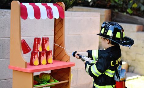 Fire Truck Activities, Fire Truck Birthday Party, Fire Engine Party, Fire Truck Birthday, Fireman Party, Firetruck Birthday Party, Fire Truck Party, Firefighter Party, Fireman Birthday