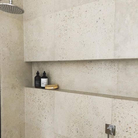 Bathroom Niche, Shower Recess, Shower Niche, Downstairs Bathroom, Upstairs Bathrooms, Shower Shelves, Modern Bathroom Decor, House Bathroom, Bathroom Remodel Master