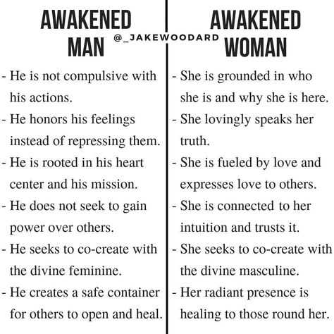 Jake Woodard 🙏♥️ on Instagram: “Let’s take a moment and appreciate the amazing qualities of both men and women. By supporting each other, we begin to harmonize the planet.…” Inner Child Healing, Astral Projection, Inner Healing, Daughter Of God, Self Healing, Note To Self, Life Coach, Positive Affirmations, Self Improvement