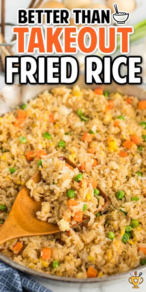 Enjoy our Better Than Takeout Chinese Fried Rice recipe — quick, delicious, and perfect for any meal. Easy to make and always satisfying! Better Than Boullion Recipe, Vegetable Fried Rice Recipe Chinese Food, Teriyaki Chicken With Fried Rice, Better Than Takeout Chicken Fried Rice, Chinese Fry Rice Recipe, Fries Rice Recipe Chinese, Chinese Rice Recipe Easy, Best Fried Rice Recipe Chinese Food, Better Than Takeout Fried Rice