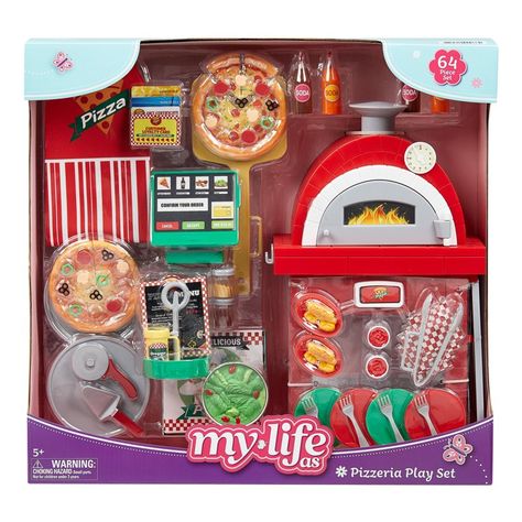 Girls Barbie Birthday Party, My Life Doll Accessories, My Life Doll, American Girl Doll Food, Princess Barbie Dolls, Pizza Dinner, Baked Pizza, Pizza Kitchen, American Girl Doll Accessories