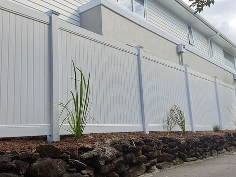 Pvc Fencing, Weatherboard Exterior, Aluminum Pool Fence, Pool Safety Fence, Fence Options, Pvc Fence, Fence Gate Design, Fence Designs, Aluminium Gates