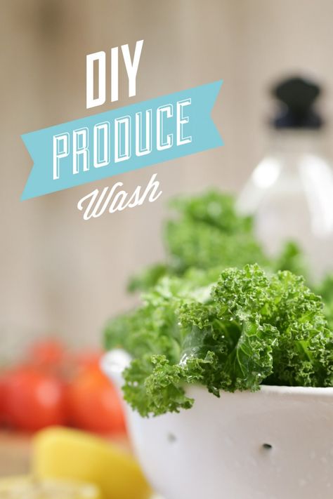 DIY Natural Produce Wash - Live Simply Produce Wash, Produce Baskets, Organic Cookies, Cleaner Recipes, All Fruits, Homemade Cleaning Products, Natural Cleaning, Organic Produce, Cleaning Recipes