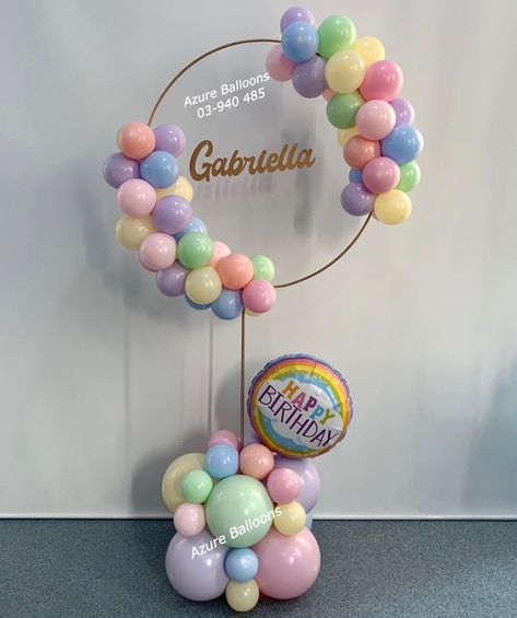 Easter Balloons, Islamic Baby Names, Fiesta Bluey, Balloon Crafts, Pastel Balloons, Diy Balloon Decorations, Balloon Columns, Frozen Birthday Party, Frozen Birthday