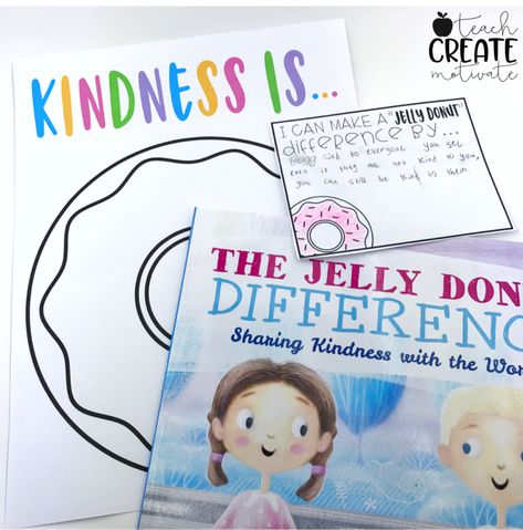 Kindness Party, Student Wellbeing, Positive Education, Kindness Club, Sprinkle Kindness, Class Meeting, Kindness Lessons, Literacy Centres, Jelly Donut