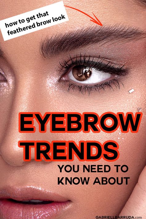 Eye Brow Trends 2023, Eyebrows 2023 Trends, Bushy Eyebrows Tutorial, 2023 Eyebrow Trends, Modern Eyebrows, 2024 Eyebrow Trends, Laminated Eyebrows Before And After, How To Style Eyebrows, Bushy Eyebrows Natural