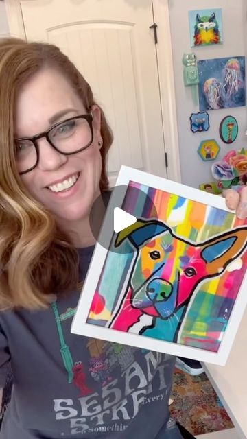 Andrea Nelson on Instagram: "If you give someone a custom pet portrait painted by you, you’re guaranteed to win the holidays. #diypetportrait #paintyourpet #homemadegifts #dogmom #dogportrait" Paint Your Pet Tutorial, Diy Pet Painting, Pet Portrait Tutorial, Andrea Nelson Art, Watercolor Portrait Tutorial, Pet Portrait Paintings, Dog Portraits Painting, Portrait Tutorial, Paint Your Pet