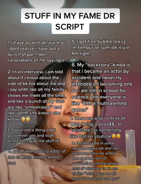 Youtuber Dr Shifting, Fame Dr Ideas, Fame Dr Script Template, Daydream Scenarios Ideas, Fame Desired Reality, Fame Dr Scenarios, Fame Dr Script, Teen Fame Dr, Identity Shifting