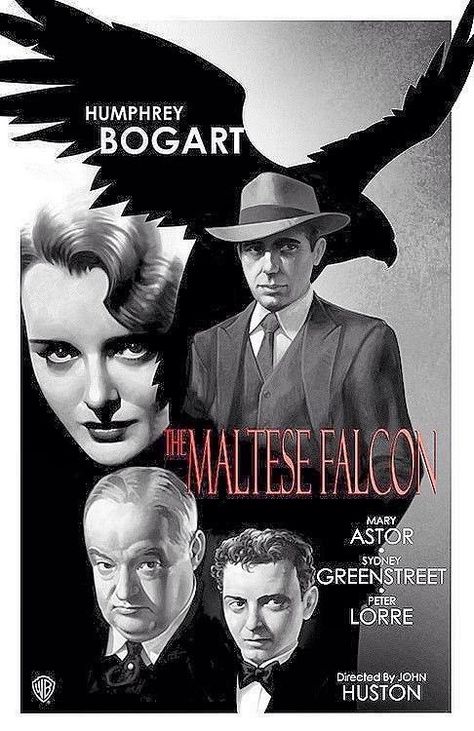 The Maltese Falcon Film Noir Posters, The Maltese Falcon, Dashiell Hammett, Classic Film Noir, Maltese Falcon, Mary Astor, Peter Lorre, Old Movie Posters, Noir Movie