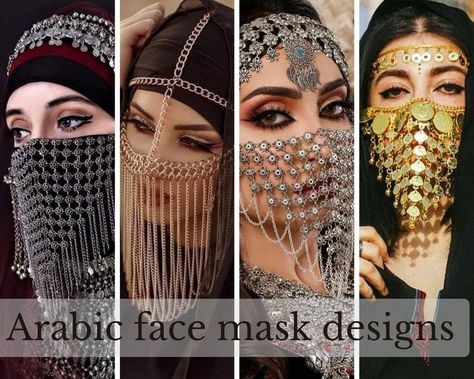 Arabic face mask designs l Battoulah l Gulf Burqa | Face mask chain designs | Trible Arab mask veil #shorts #arabian #bellydance #Gold #jewellery #bendmytrend #dubaigold Chain Headdress, Gold Veil, Arabic Jewelry, Face Veil, Mask Designs, Short Veil, Face Jewellery, Mask Chain, Keto Lifestyle