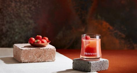 Hennessy Guava cocktail | Hennessy Guava Cocktail, Hennessy Cognac, Cognac Cocktail, Mint Julep Cocktail, Easy Mixed Drinks, Berry Cocktail, Ginger Cocktails, Glass Garnish, Fresh Fruit Recipes