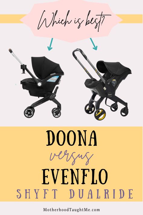 Doona vs Evenflo Shyft Dualride Review Evenflo Dual Shyft, Duna Stroller, Evenflo Shyft Dualride, Infant Car Seat And Stroller, Stroller And Car Seat Combo, Best Baby Strollers 2024, Best Stroller And Carseat Combo, Carseat Stroller Combo, Evenflo Stroller