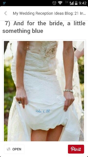 Cute idea Fun Wedding Ideas, A Wedding Dress, Southern Weddings, The Perfect Guy, Wedding Wishes, Southern Wedding, Wedding Date, Here Comes The Bride, Something Blue