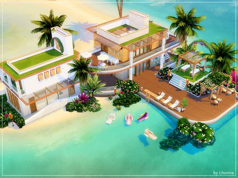 Lhonna's New Sulani: Laguna Spa Sims Sulani, Sims4 Inspiration, The Sims 4 Lots, Sims 4 House Ideas, Sims 4 Inspiration, Sims 4 Lots, Sims 4 House Building, Sims 4 House Plans, Sims 4 House Design