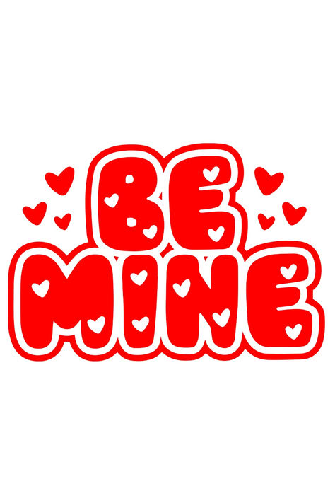 Valentine SVG: Be Mine SVG Valentine’s Day Svg, Cricut Essentials, Valentine Days, Valentine Svg Files, Be Mine Valentine, Valentines Day Clipart, Valentine Clipart, 3d Svg, Valentine Svg