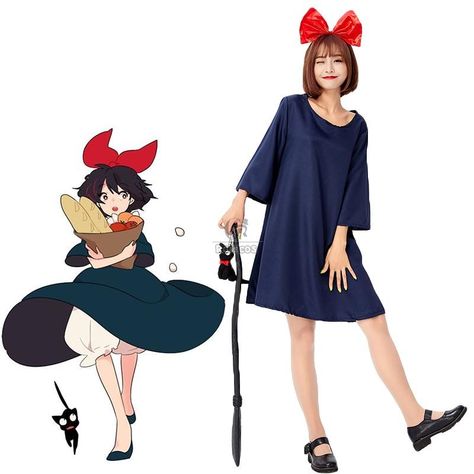 Kiki Costume, Kiki's Delivery Service Kiki, Kiki's Delivery Service Cosplay, Kikis Delivery Service Kiki, Kiki Cosplay, Cosplay Inspo, Your Cosplay, Kiki Delivery, Kiki's Delivery Service