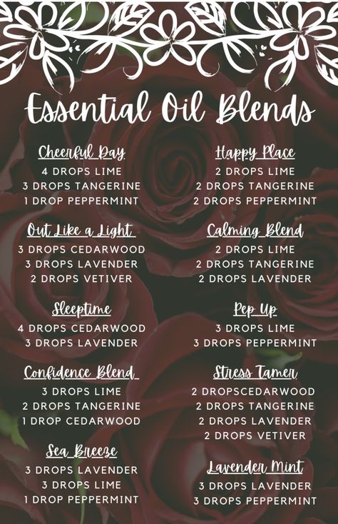 Essential Oil Perfumes Recipes, Essential Oil Combinations, Essential Oil Diffuser Blends Recipes, Essential Oils Guide, Essential Oils Herbs, Essential Oil Diffuser Recipes, Essential Oil Roller Bottle, Oil Diffuser Recipes, Essential Oil Blends Recipes