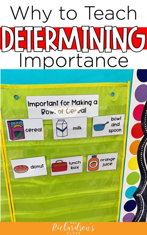 When it comes to teaching determining importance, it can be tricky! This post is packed with tips, ideas, mentor text suggestions, and activities for determining importance to help students develop strong reading comprehension skills. Determining Importance, Interactive Read Aloud Lessons, Guided Reading Activities, Interactive Writing, Guided Reading Lessons, Interactive Read Aloud, Small Group Reading, Balanced Literacy, Reading Comprehension Strategies