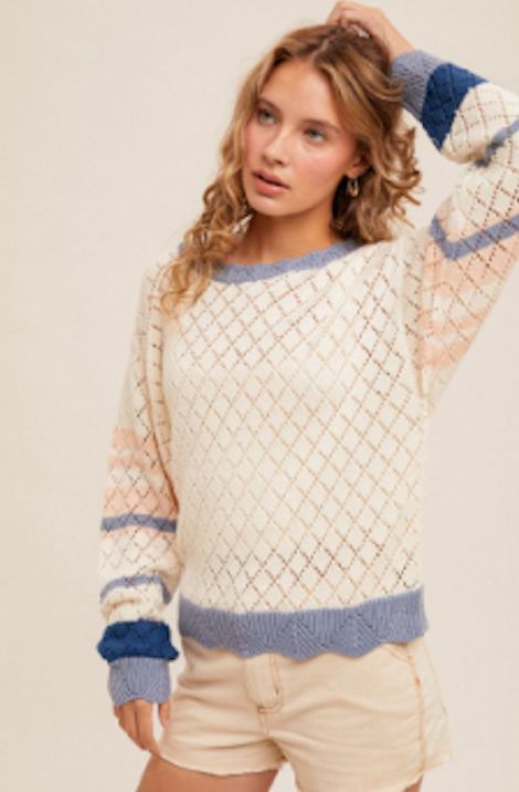 Stay cozy and stylish with our Pointelle Knit Stripe Oversized Dolman Sweater! With a playful and quirky design, this sweater features intricate pointelle knit details for added texture. The oversized dolman sleeves add a touch of comfort and style. Perfect for any occasion, this sweater is a must-have for your wardrobe! Summer Accessories Jewelry, Dolman Sweater, Pointelle Knit, Kids Gear, Jumpsuit Shorts Rompers, Mohair Sweater, Quirky Design, Short Jumpsuit, Stay Cozy